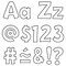 Trend White 4in. Playful Combo Ready Letters, 432PK T79740 - alternate 4